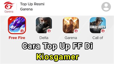 top up ff kiosgamer cek nomor Axis aktif Shell UC Garena dan Paket Top-Up di Telkomsel MyDashboard setelah login game Skin Shop image 1