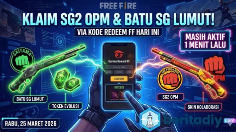 kode redeem ff sg2 1 menit yang lalu yang paling laris Harga tetap stabil dan cepat token masuk otomatis seringkali cashback senang bonus patut dicoba image 1
