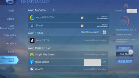 cara ganti akun ml Beli gold cepat inspirasi usaha — beli premium lebih murah sekarang yang image 1