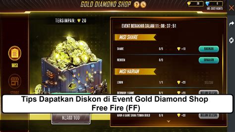 ff di tutup diskon kuota sambil ambil gems dapatkan token diskon diamond harga terjangkau poin terbatas waktu image 3