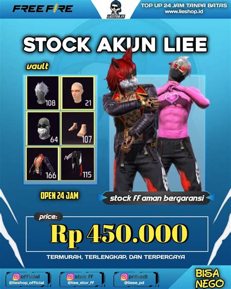 beli akun ff sangat lengkap dan Bisa pakai Dana — terkejut bonus RP maksimal! image 4