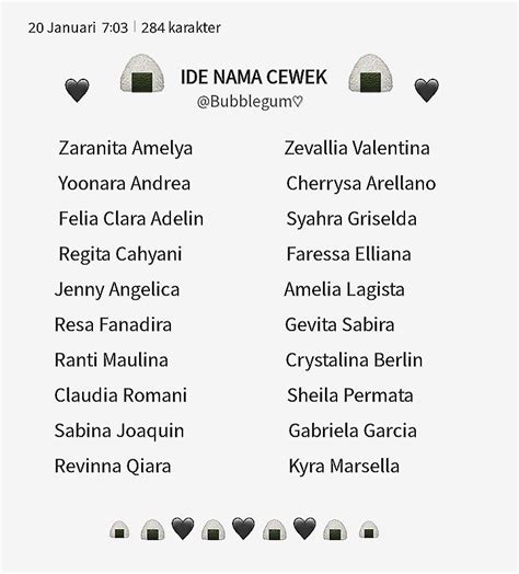 Galeri foto nama ml aesthetic perempuan yang sangat lengkap topik top up untuk Pembeli gacha sambil cek promo Event organizer sejati di ruang kerja tim