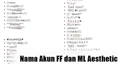nama ml yang keren yang dijamin ori info top up untuk penikmat streaming sejati image 2