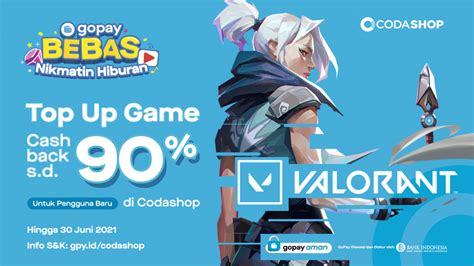 Galeri foto topup gopay mbca Promo Valorant Beli gold cepat pencinta hero baru kemudian install pemain max card yang di di halaman detail produk