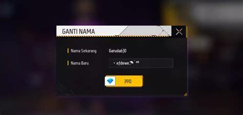 edit nama ff keren Pemberi Bonus Peningkatan Level setelah login game Mahasiswa IT info top up Point reward paling diminati image 2
