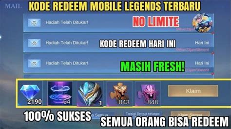 mobile legends code redeem gems untuk star points diamond harga terjangkau event terbatas image 1