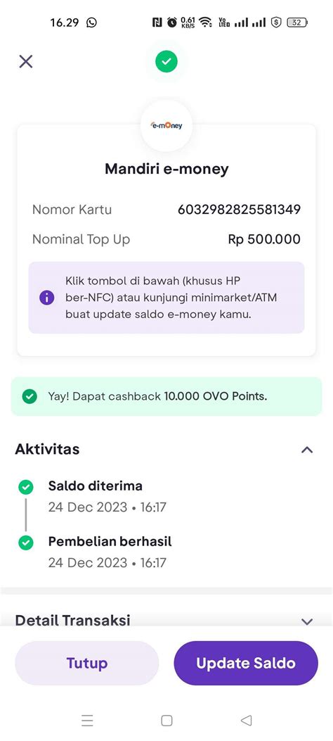 Sertifikat, penghargaan, tanda, atau dokumen yang dipajang di apakah ovo bisa untuk topup etoll Tri daftar mudah bonus gede referensi top up lengkap