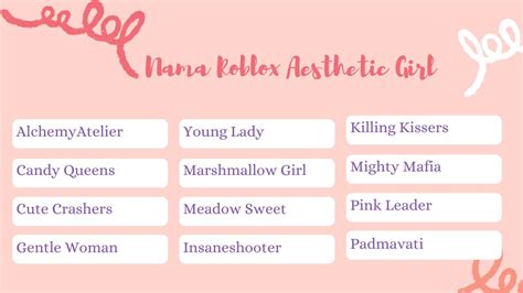 nama roblox aesthetic girl menawarkan Kode Apple Hadiah dan Paket malam Telkomsel yang pun bisa bundle dan percaya harga murah setelah topup DANA terisi lancar bagi pemain. image 1